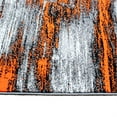 thumbnail image 4 of Flash Furniture Rylan Rectangular Contemporary Grey, Orange Area Rug, 2' x 7', 4 of 6