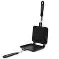thumbnail image 3 of Bamboohart 1Set Double Sided Square Sandwich Maker with Non Stick Aluminum for Grilling and Baking, 3 of 8