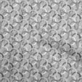 thumbnail image 1 of oneOone Silk Tabby Gray Fabric Abstracts Sewing Material Print Fabric By The Yard 42 Inch Wide, 1 of 5