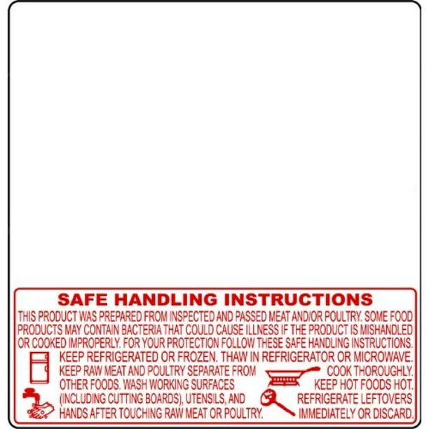 Torrey LSQ-40L TT113, 1378-S/H, Safe Handling Thermal Label, 1 Case