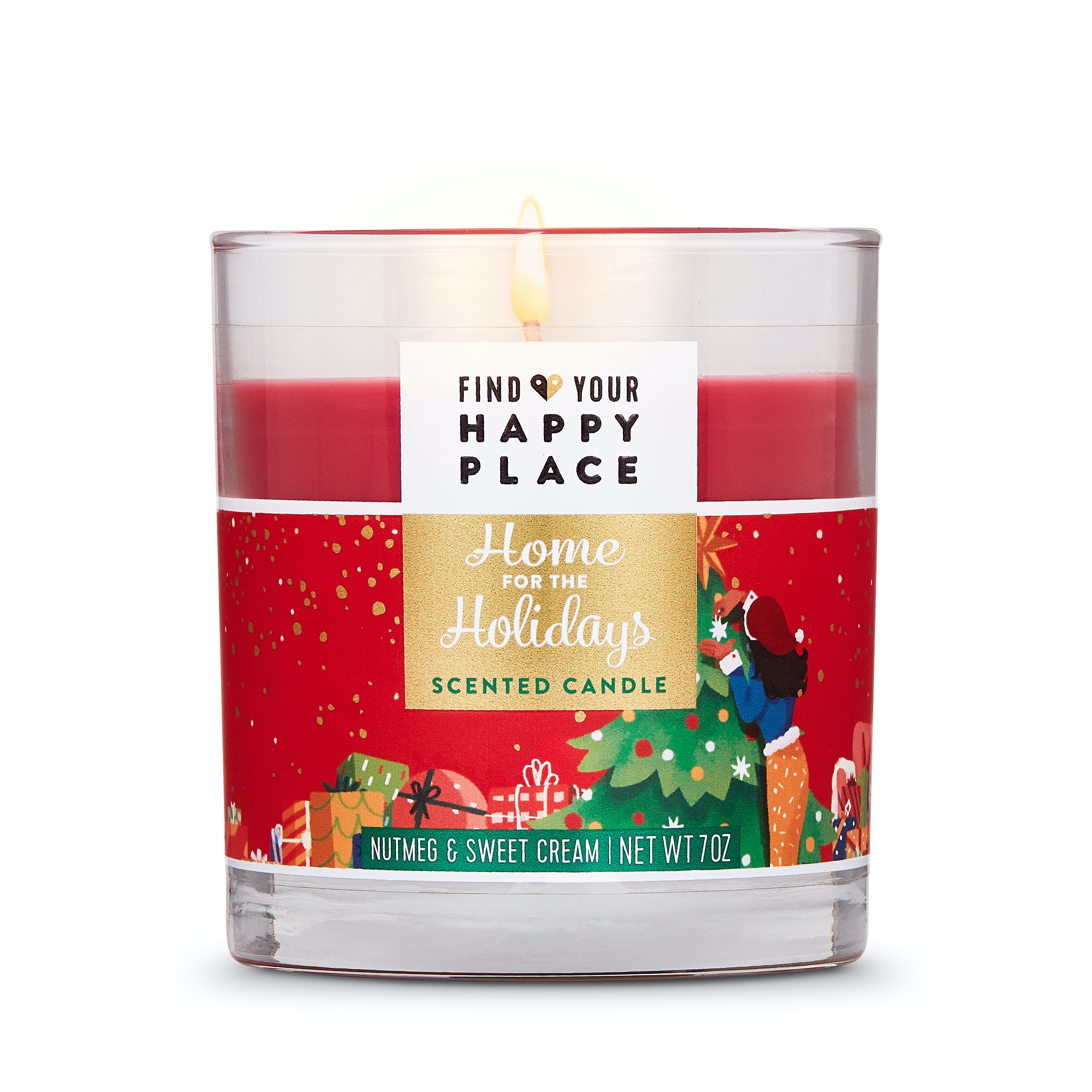Find Your Happy Place Scented Candle For RoomFilling Fragrance Home