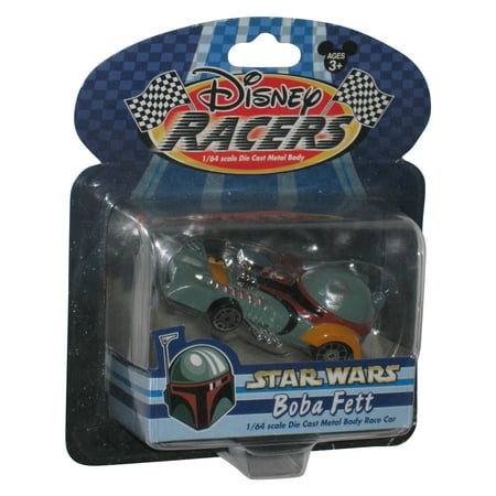 Disney Store Theme Park Racers Star Wars Tours Boba Fett Die-Cast Toy