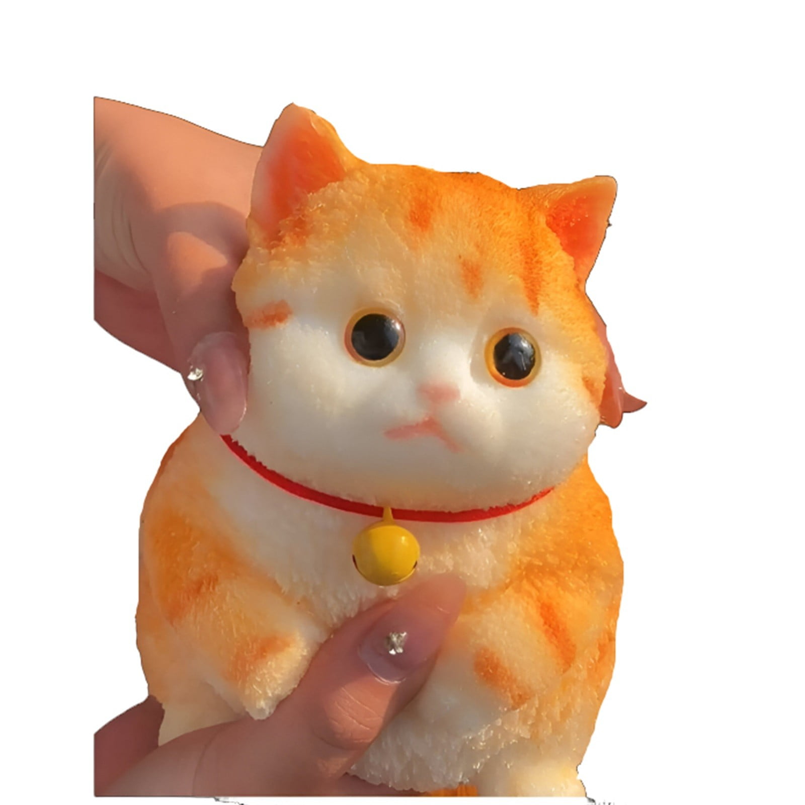 Siamese Cat Taba Squishy, Soft Animals Squeeze Ball Sensory Toys, Kawaii Kitten Stress Balls, Cat Taba Fufu Squishy Toys for Party Favors,, Classroom Prizes(Gray)