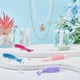thumbnail image 5 of 3500 cuentas de vidrio cilíndricas de 10 colores con agujeros redondos, mini cuentas de poni para pulseras, collares, pendientes y bisutería., 5 of 9