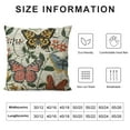 thumbnail image 5 of Nawypu  Butterfly Pillow Cover Farmhouse Decoration Rustic Decorative Cushion Cover Square Pillowcase for Sofa Couch Porch, 5 of 5