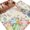 Beige Pink, variant on Easter 2'x6' Runner Rugs for Hallway Kitchen Bedside Non Slip Washable, Spring Grey Bunny Botanical Eggs Leaves Lattice Entryway Rug Runners with Rubber Backing, Long Carpet Runner for Laundry Room