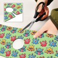 thumbnail image 6 of Yayeee Faucet Mat for Kitchen Sink 30" Diatomite Long Splash Guard Pad, Cute Monsters Pattern, 2 Pack, 6 of 7