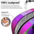 thumbnail image 5 of Purple and Pink Checkered Pattern Insulated Leakproof Lunch Box for Work, Lunch Bag for Women Men, Loncheras Para Mujer for Beach Travel Picnic Camping, 5 of 6