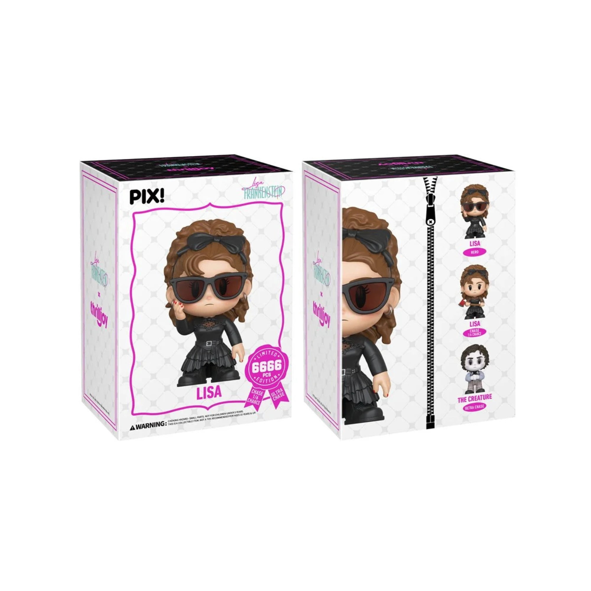 Lisa Frankenstein Lisa with Glasses Pix! Vinyl Figure Blind Box