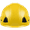 Yellow, variant on Ironwear Raptor 3975 Type II Non-Vented Safety Helmet (1, Lime)