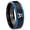 Black And Blue Step Edge, variant on Panda Concave Black Tungsten Men Ring 10MM