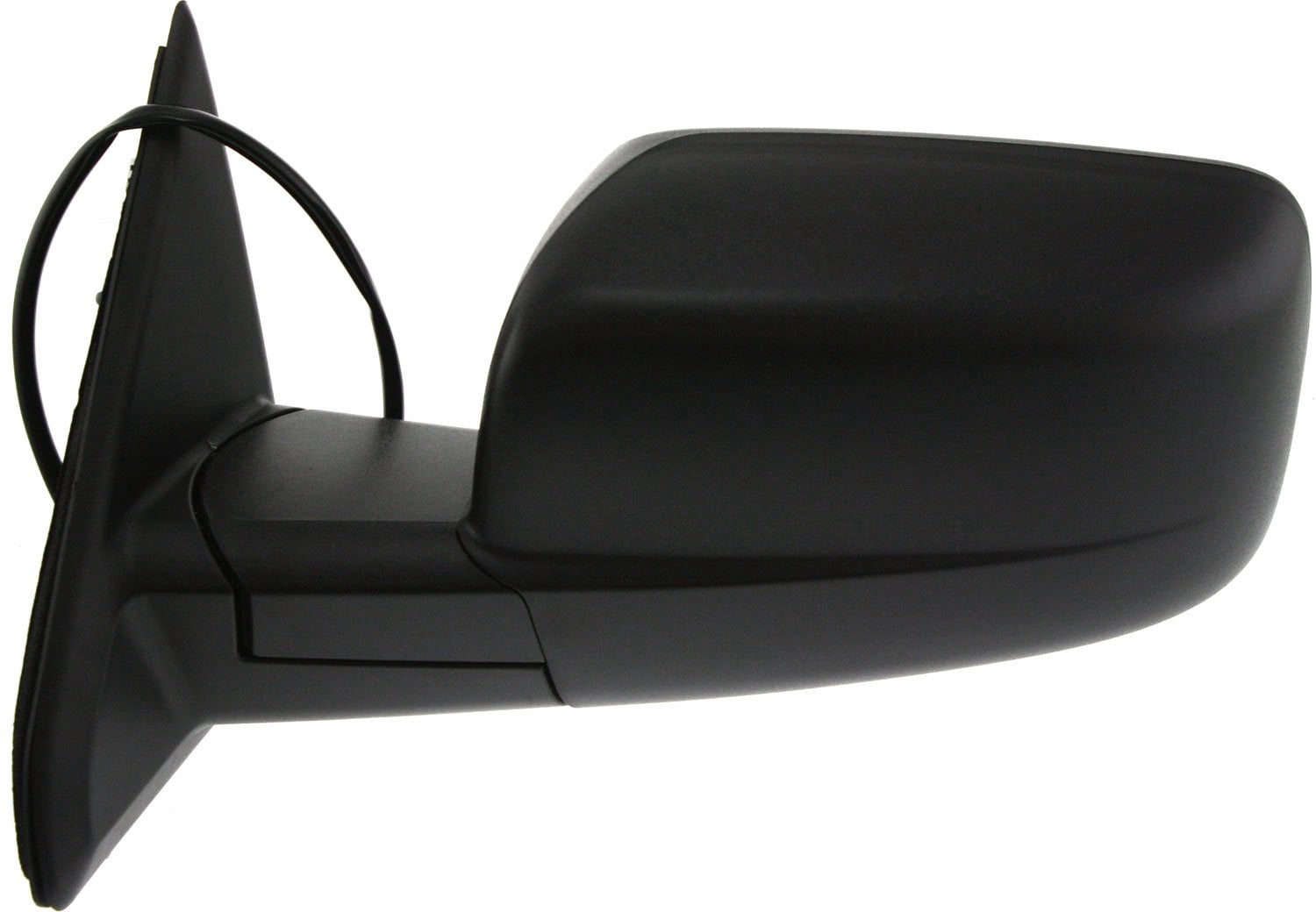 Mirror Compatible With 2011-2012 Ram 1500 2010 Dodge 2500 Left Driver Side Heated Textured Black Kool-Vue