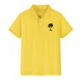 thumbnail image 6 of XXWXYD Girls Boys 𝐏𝐨𝐥𝐨 Shirts for Sports Tennis School, Uniform Short Sleeve Collared Shirt, Quick-Dry Graphic T-Shirts with Wrinkle-Resistant, 6 of 8