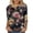 Multicolor [9], variant on qucoqpe Summer Tops for Women Fashion Casual Color Block Crew Neck 3/4 Sleeve Pullover Shirts Loose Dressy Blouses