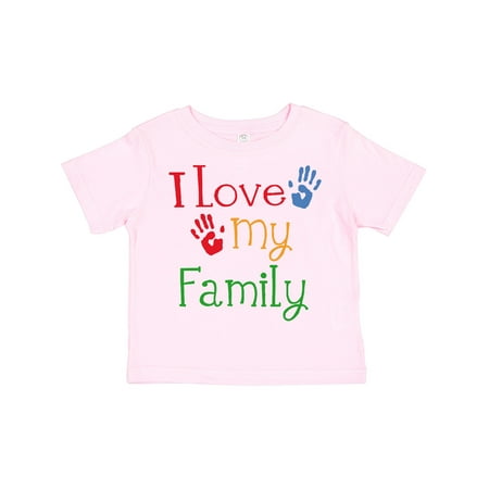 

Inktastic I Love My Family Gift Toddler Boy or Toddler Girl T-Shirt