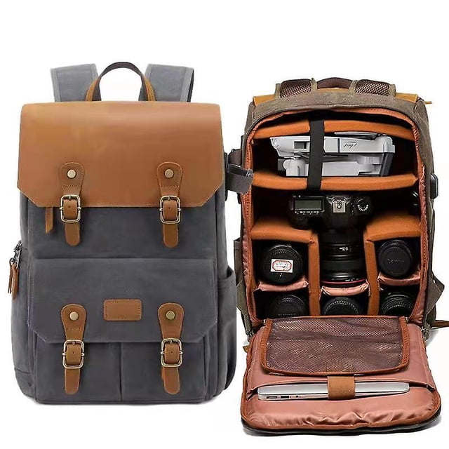 Sac pour Appareil Photo à Double Épaule, Sac pour Appareil Photo Reflex Micro-Simple, Imperméable, Antivol, Sac pour Uav de Grande Capacité