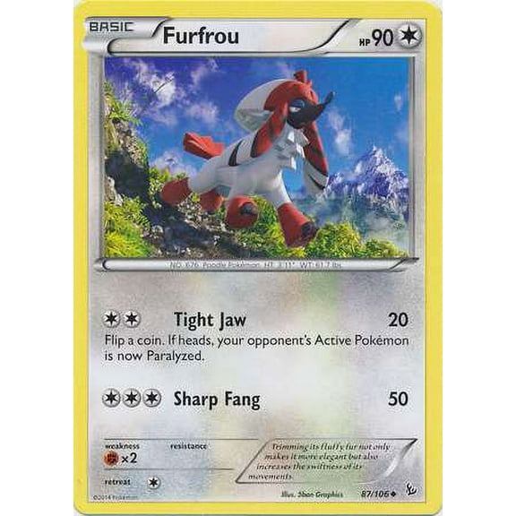 Pokemon Flashfire Furfrou #87
