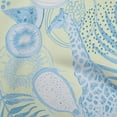 thumbnail image 1 of oneOone Cotton Poplin Twill Mint Green Fabric Tropical Solid Furits Animals With Leaves Fabric For Sewing Printed Craft Fabric By The Yard 56 Inch Wide, 1 of 4