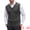 Dark Gray, variant on DARING DIVA Men's Solid Cable Knit V-Neck Ribbed Pullover Sweater Vest M Navy Blue