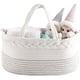 thumbnail image 3 of Bolsa de madre portátil multifuncional, bolsa de pañales de cuerda de algodón, bolsa de almacenamiento de pañales, canasta de almacenamiento de pañales para bebé, 3 of 4