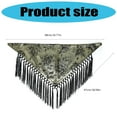 thumbnail image 3 of Versatile Ethnic Waist Accessory Cotton Blend Hip Scarf Easy Adjustable Fit Outdoor Event, 3 of 8