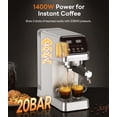 thumbnail image 4 of Aeitto Espresso Machine with Milk Frother, 20 Bar Coffee Maker for Cold Brew, Americano, Latte and Cappuccino, for Home Use, 4 of 8