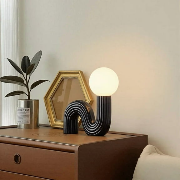 Arturesthome Modern Resin Table Lamp Bedroom Study Desk Lamp