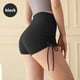 thumbnail image 4 of Pantalones Cortos Deportivos De Yoga Para Mujer Con Cordón Elástico Ajustable Para Pilates, Pantalones De Yoga, Fitness, Gimnasio, Ejercicio Elástico qarigey OD015881-02, 4 of 6