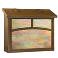 thumbnail image 1 of Americas Finest Lighting AF-3023-WB-GI Arch Large Mailbox, Gold Iridescent - Warm Brass, 1 of 1
