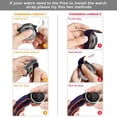 thumbnail image 3 of Correa de nailon para correa de reloj Garmin Fenix ​​7S/6S/5S (20 mm azul oscuro), 3 of 7