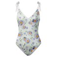thumbnail image 2 of Aayomet Swimwear Tummy Control Bathing Suits Plus Size Swimwear,Pink M, 2 of 4