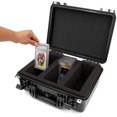 thumbnail image 3 of CASEMATIX Waterproof Graded Card Storage Box for 100 PSA, BGS, CSG Sports Cards &ndash; IPX7 Protective Holder Case Fits PSA Slabs and Toploaders Wit, 3 of 9