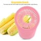 thumbnail image 4 of Cepillo eficaz para zanahorias, pepinos y ñames: limpiador portátil de maíz y verduras de color rosa, 4 of 8