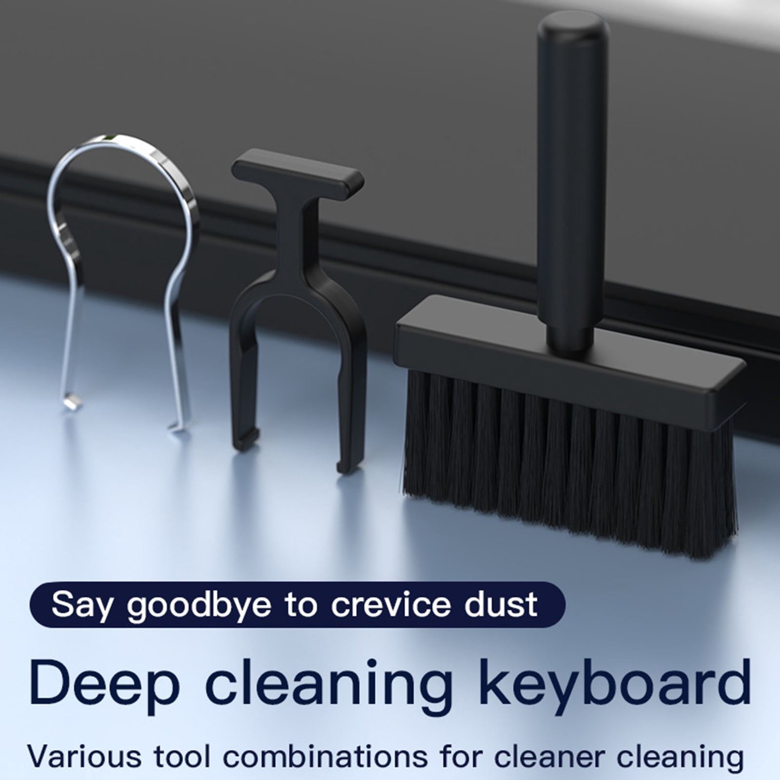 Wrist Rest For Keyboards 22 in 1 Multipurpose Cleaning Set Ergonomic Design NonSlip Base Workstations Organization