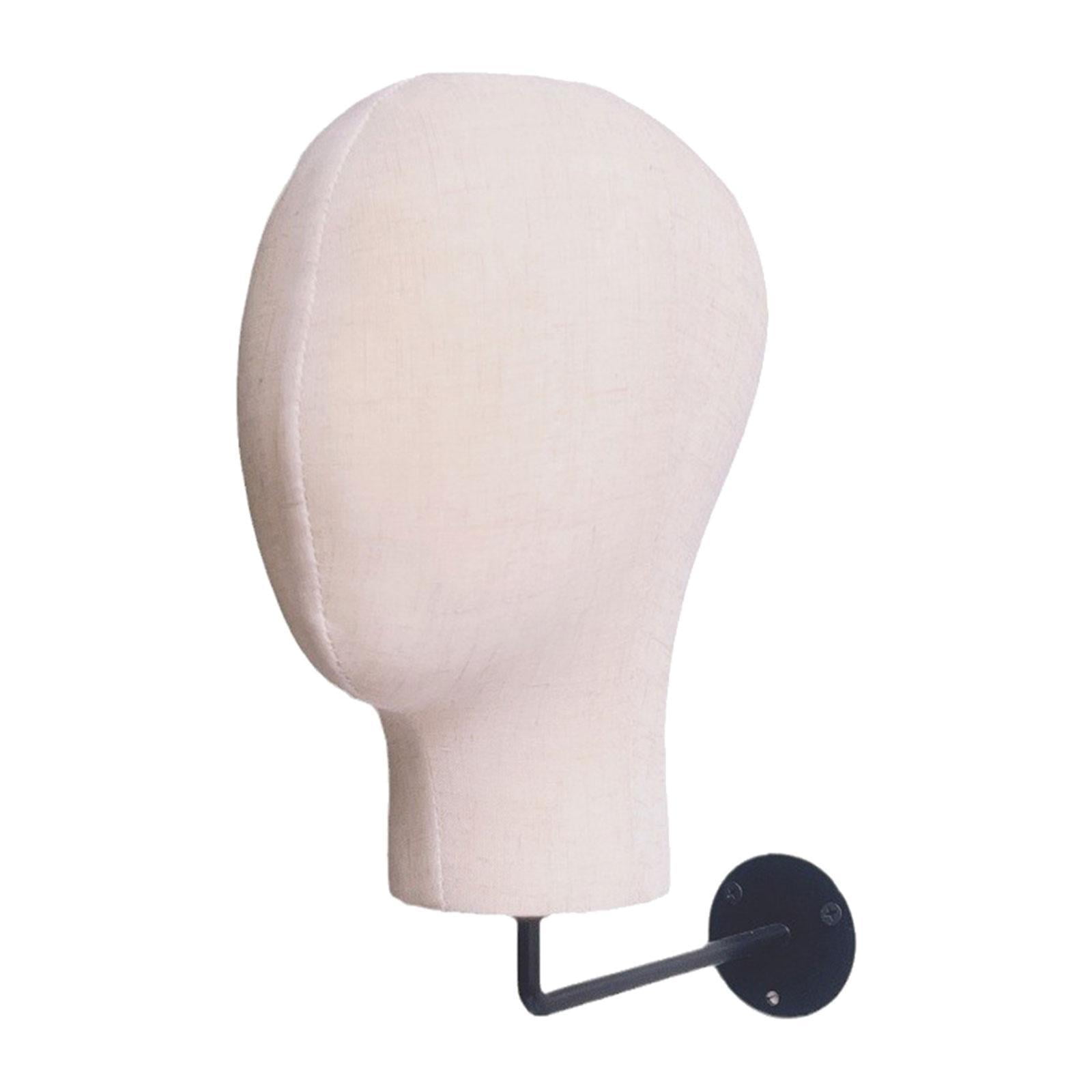 FITYLE Wall Mount Kid Mannequin Head Model Foam and Cloth for Business Use Portable