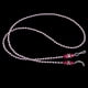 thumbnail image 1 of Gafas Cordón pérdida Delicado Soporte de Cadena de Rosado Hugo Collar de gafas, 1 of 10