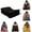 Black, variant on Organza Gift Bags with Drawstring Wedding Party Christmas Favor Gift Bags Organza Pouches for Potpourri PapayaWhip 18x13cm DIY
