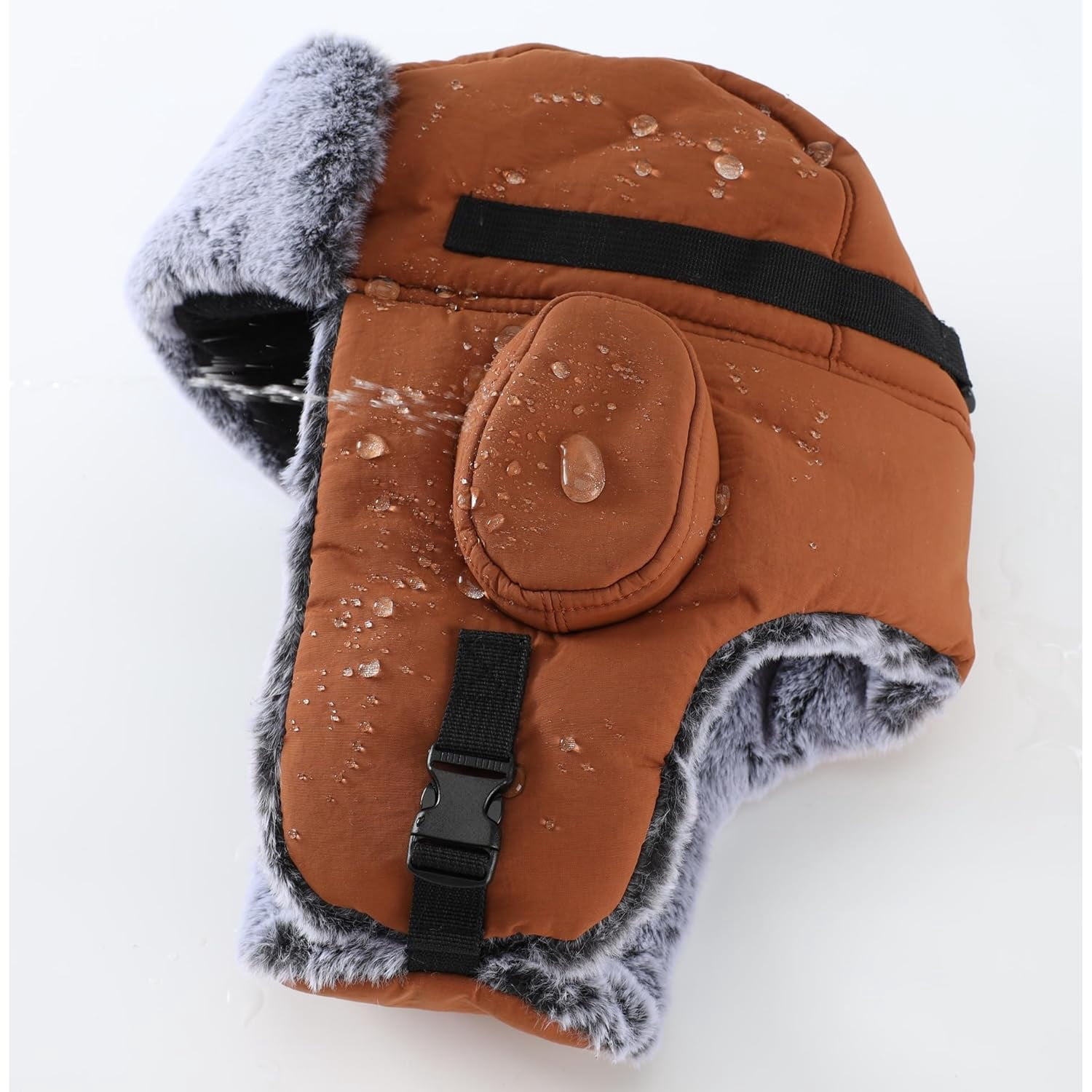 Holzlrgus Warm Trapper Hat for Men Winter Russian Hats Ushanka Hunting Hat