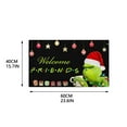 Cyinyin Christmas Decorations Outdoor Rug Christmas Mat Non