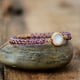 thumbnail image 3 of Pulsera De Cuentas Pulsera De Meditación De Piedra Pulseras De Cristal Ajustables Para Mujeres Niñas Minnieouse AP006137-00, 3 of 6