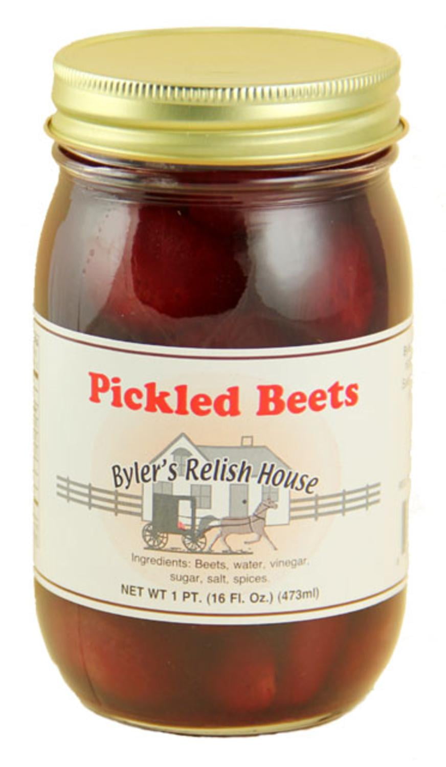 Byler's Relish House Homemade Amish Country Pickled Beets 16 oz. by Byler's Relish House