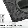 thumbnail image 4 of XYX Case for 13 inch Microsoft Surface Pro 11/Surface Pro 10/Surface Pro 9, 360 Rotating Heavy Duty Shockproof Cover with Kickstand and Hand Strap (Black), 4 of 7