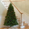 thumbnail image 3 of National Tree Company 9 ft. Pre-Lit Artificial Christmas Tree, Green, North Valley Spruce, Multicolor Lights, Includes Stand, 3 of 4