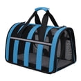 thumbnail image 2 of Bolsas de Transporte Ligeras para Perros, Transportador Plegable Y Transpirable para Gatos, para Viajar, Hacer Turismo, Conejo , Azul Yinane Portador de mascotas al aire libre, 2 of 5