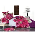 thumbnail image 2 of Le Vele LE234Q Full Queen Bed Modern Bedding Floral Duvet Cover Set, Wish, 2 of 2