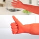 thumbnail image 5 of Advancent Transpirabilidad Guantes Largos De Limpieza Del Hogar A Prueba De Puñaladas Regalos Transpirables Y Pensativos Naranjas Suministros de limpieza para el hogar rojo 2, 5 of 6