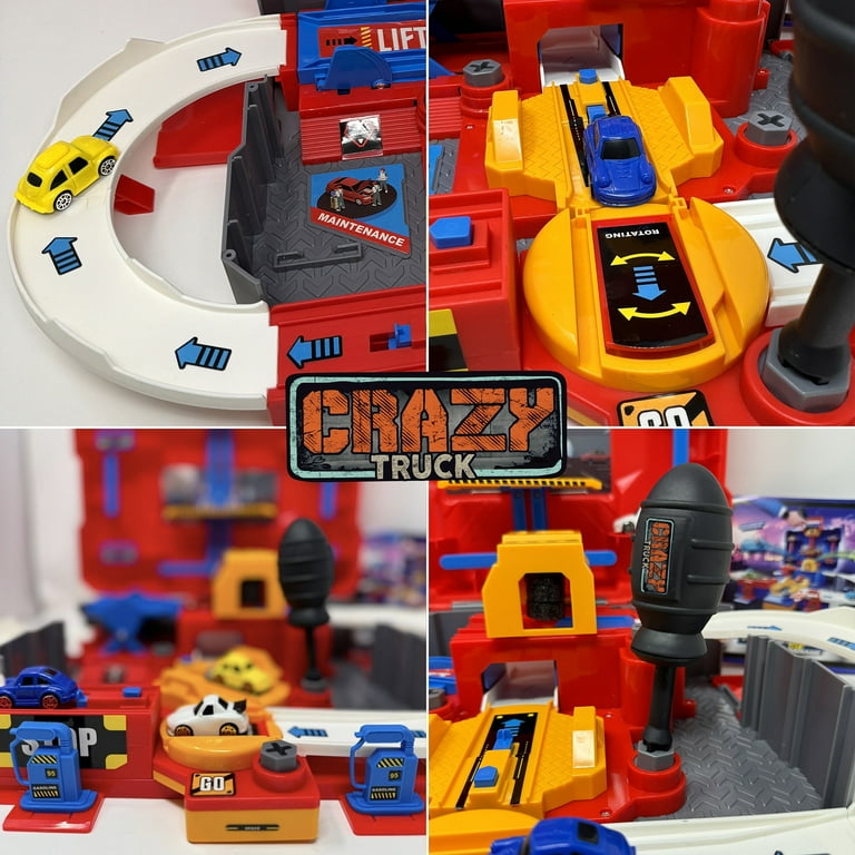 Crazy Truck: Tool Box Garage - Toy Car Service & Track Playset, 4