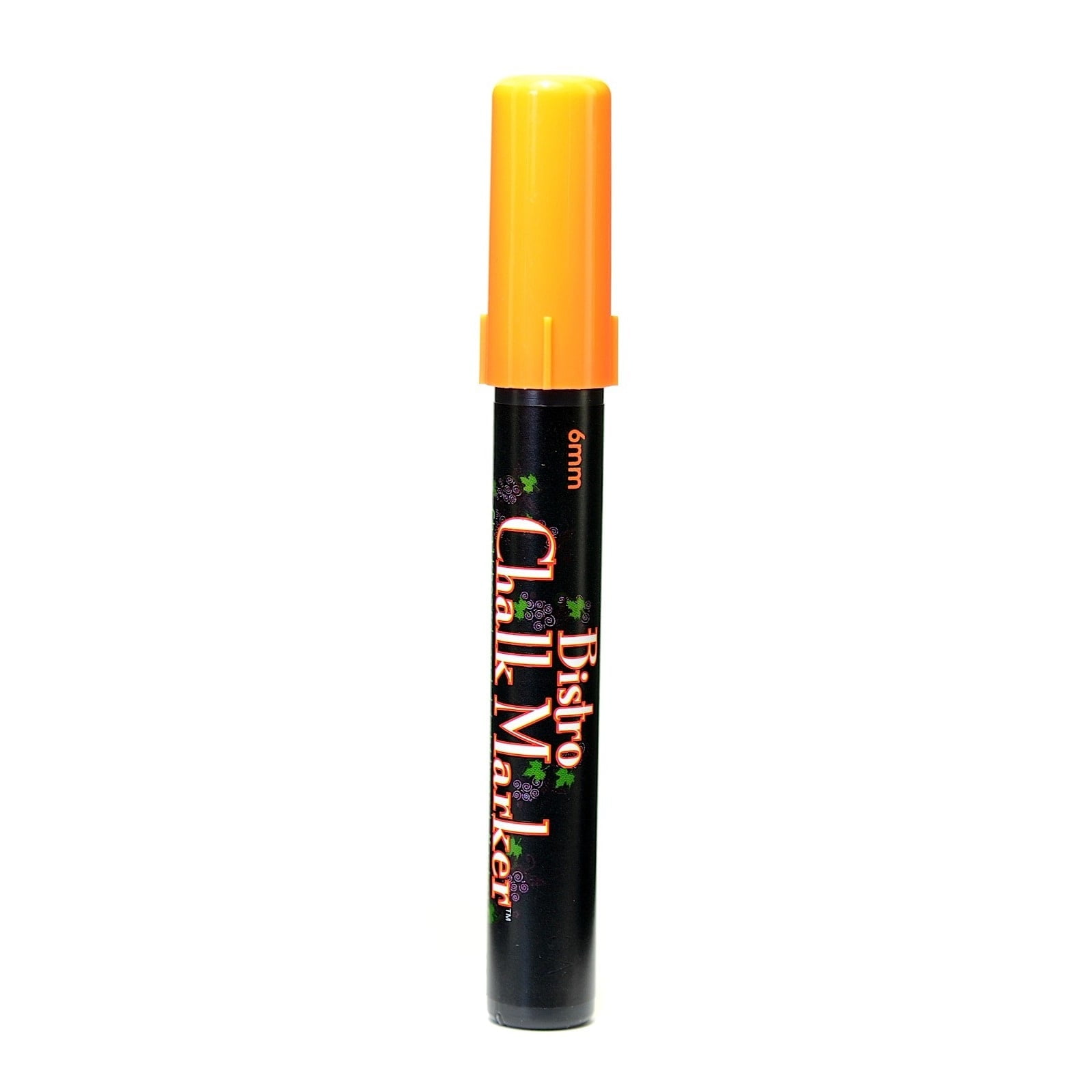 Bistro Chalk Markers fluorescent orange, broad point (pack of 6)