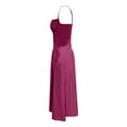 thumbnail image 5 of Xijirk Dresses for Women,Retro Casual Dress Bohemian Style Strappy Long Maxi Dress for Elegant Outings Everyday Wear Comfortable,Womens Dresses,XL,Hot Pink, 5 of 6