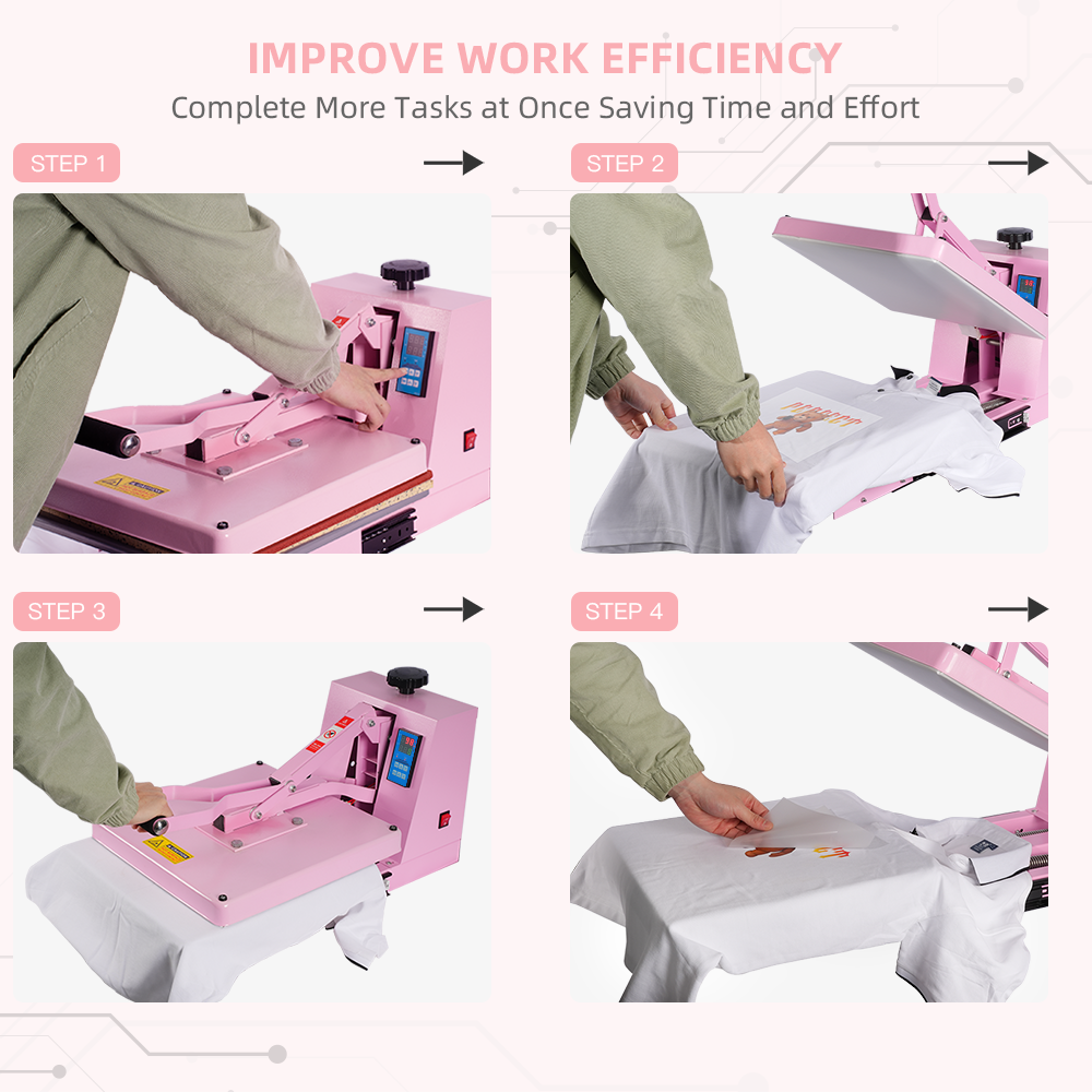 Heat Press Machine 15x15 Manual Heat Press Machine With Slide-out base,Heat Transfer Machine